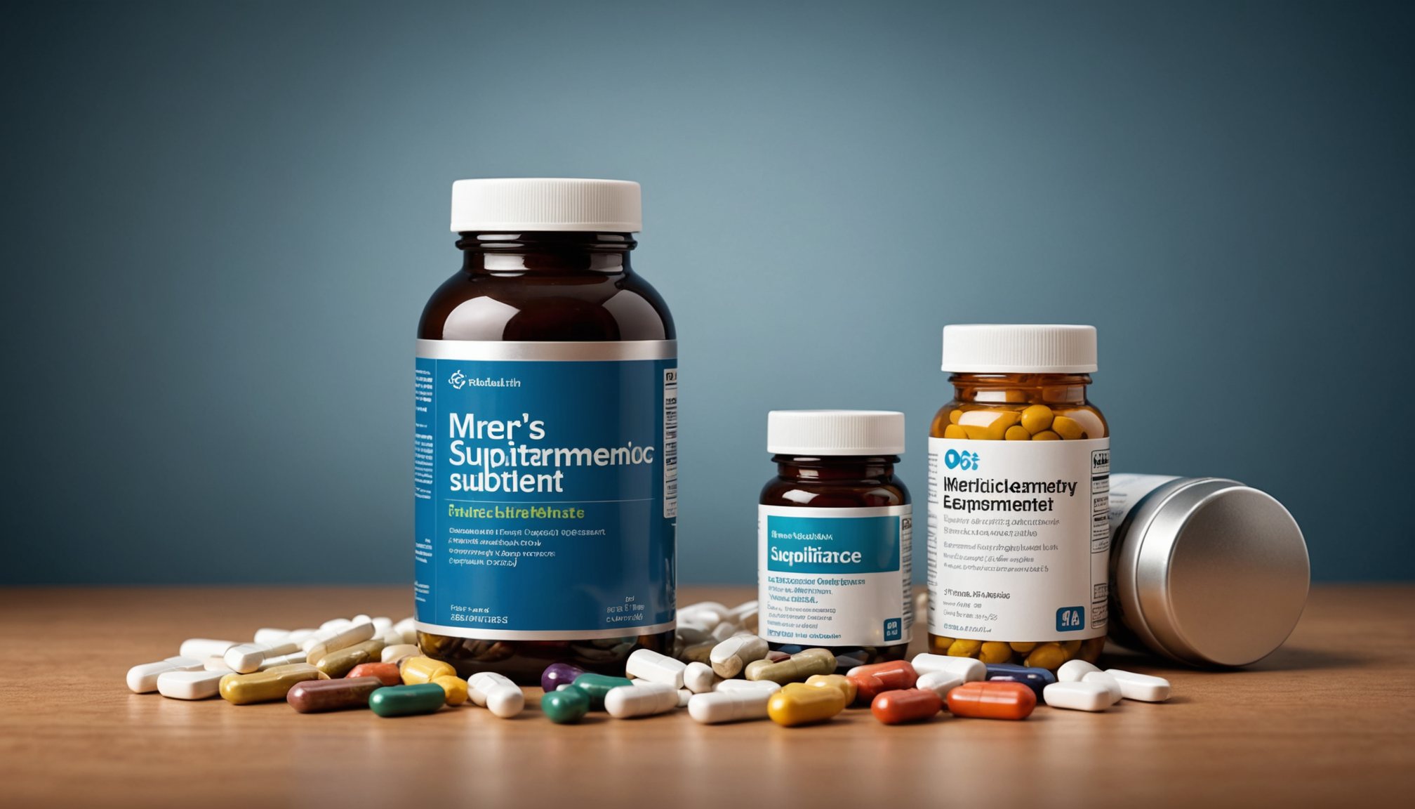 Illustration showing men’s sexual health supplements, vitamins, and lifestyle factors supporting male reproductive wellness